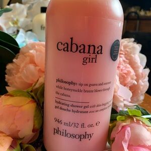 Philosophy Cabana Girl 32 oz
Shower Gel Shampoo Bubble Bath
Guava Coconut Sealed